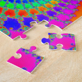 人目を引くマンデルブロットフラクタルズーム ジグソーパズル (側面)