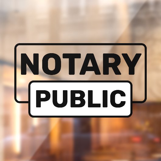 人目を引く公証人公告 ウィンドウサイン (シート2)