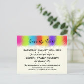 人目を引く懇親会、パーティー、またはイベント日付を保存 案内ポストカード (スタンド正面)