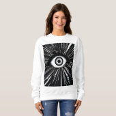 人目を引く抑制 スウェットシャツ (正面フル)