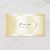人目を引く金ゴールド効果プロフェッショナルとスタイリッシュ 名刺 (正面)
