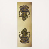 人目を引く金属の地上のインドゾウGanesh ヨガマット (正面)