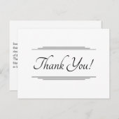 人目を引く「ありがとう！」 ポストカード (正面/裏面)