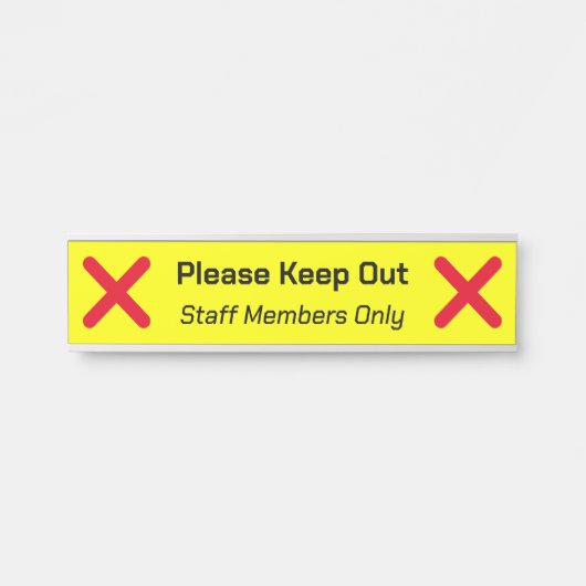 人目を引く「お願保い」看板 サインプレート (正面)