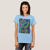 人目を引く、注目を集めるユニークと Tシャツ (正面フル)