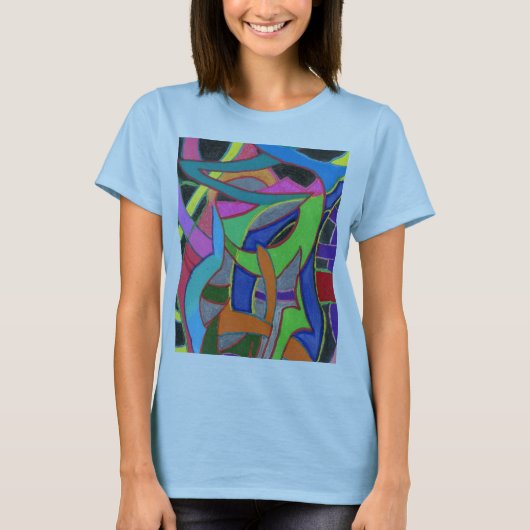 人目を引く、注目を集めるユニークと Tシャツ (正面)