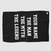 人神話伝説のおもしろいなゴルフタオルのギフト ゴルフタオル (横)