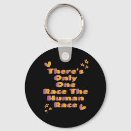人種はアンチ人種差別の一つだ キーホルダー