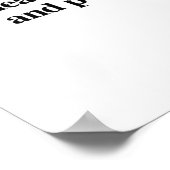 人種主義の体系的定義 ポスター (角)