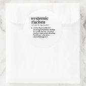 人種主義の体系的定義 ラウンドシール (バッグ)