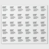 人種主義の体系的定義 ラッピングペーパー (フラット)