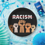 人種主義の終了紙プレート ペーパープレート (パーティー)