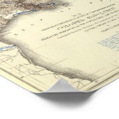 人種人口密度1870 ポスター (角)