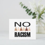 人種差別なし ポストカード (スタンド正面)