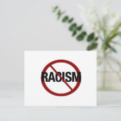 人種差別なし ポストカード (スタンド正面)