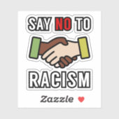 人種差別にノーと言う シール (シート)