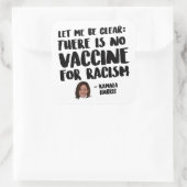 人種差別のためのワクチンはない – KAMALA HARRIS QU スクエアシール (バッグ)