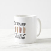 人種差別のマグカップなし コーヒーマグカップ (正面右)