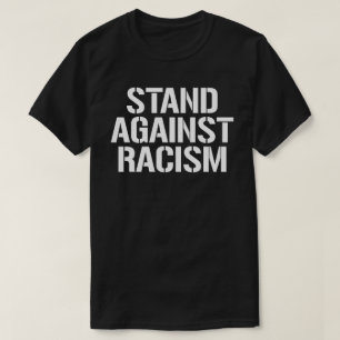 人種差別のラウンドクラシックステッカーに対抗する Tシャツ