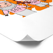 人種差別の学校のポスターにノーと言う ポスター (角)