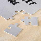 人種差別の迷信の黒猫引用文 ジグソーパズル (側面)