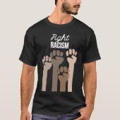人種差別のTシャツと戦う Tシャツ (正面)