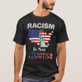 人種差別は愛国心ではない Tシャツ (正面)
