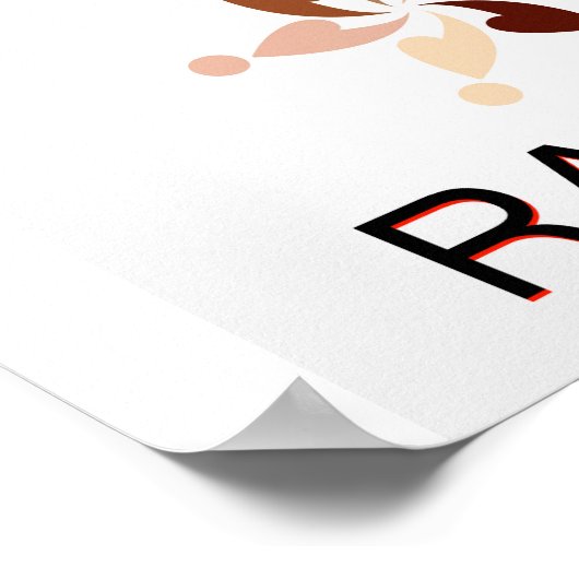 人種差別をなくす ポスター (角)