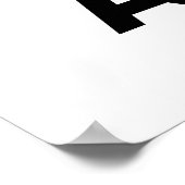 人種差別を再び間違える！アンチトランプ抗議ポスター ポスター (角)