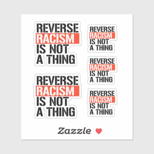 人種差別を覆す行為は問題ではない シール (シート)