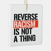 人種差別を覆す行為は問題ではない セラミックオーナメント (右)