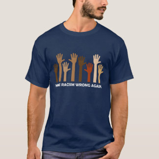 人種差別を間違えるなギフト Tシャツ
