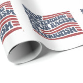 人種差別ストップを装うことは愛国心だ ラッピングペーパー (ロールコーナー)