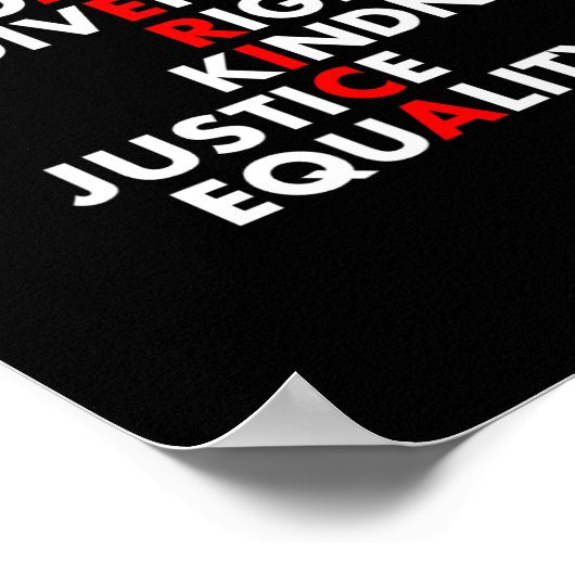 人種差別ストップを装うトランプは愛国心だ ポスター (角)