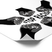 人種差別ストップ ポスター (角)