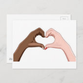 人種差別ストップ ポストカード (正面/裏面)