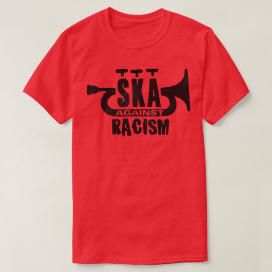 人種差別ツアーに反対する Tシャツ (デザイン正面)