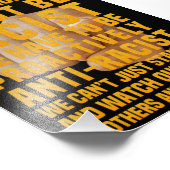 人種差別主義でないだけでは不十分だ フォトプリント            (角)