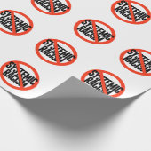 人種差別主義は存在しない ラッピングペーパー (角)