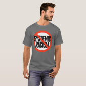 人種差別主義は存在しない Tシャツ (正面フル)