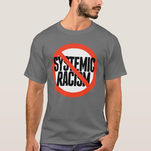 人種差別主義は存在しない Tシャツ (正面)