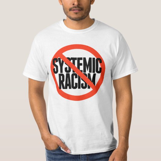 人種差別主義は存在しない Tシャツ (正面)