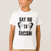人種差別反対 Tシャツ (正面)