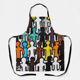 人種差別平等コレクション エプロン