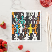 人種差別平等コレクション スタンダードランチョンナプキン (インサイチュ)