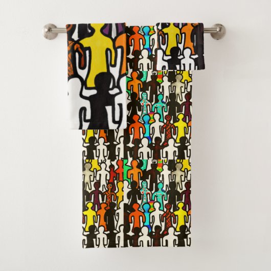 人種差別平等コレクション バスタオルセット (インサイチュ)