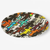 人種差別平等コレクション ペーパープレート (アングル)