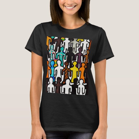 人種差別平等コレクション Tシャツ (正面)