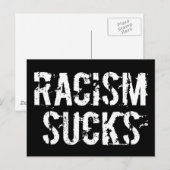 人種差別最低のアンチ人種差別主義者のトランプ ポストカード (正面/裏面)