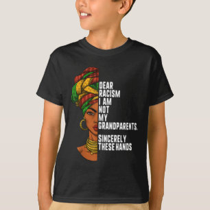 人種差別親愛私は祖父母ではないフェミニストの世界 Tシャツ